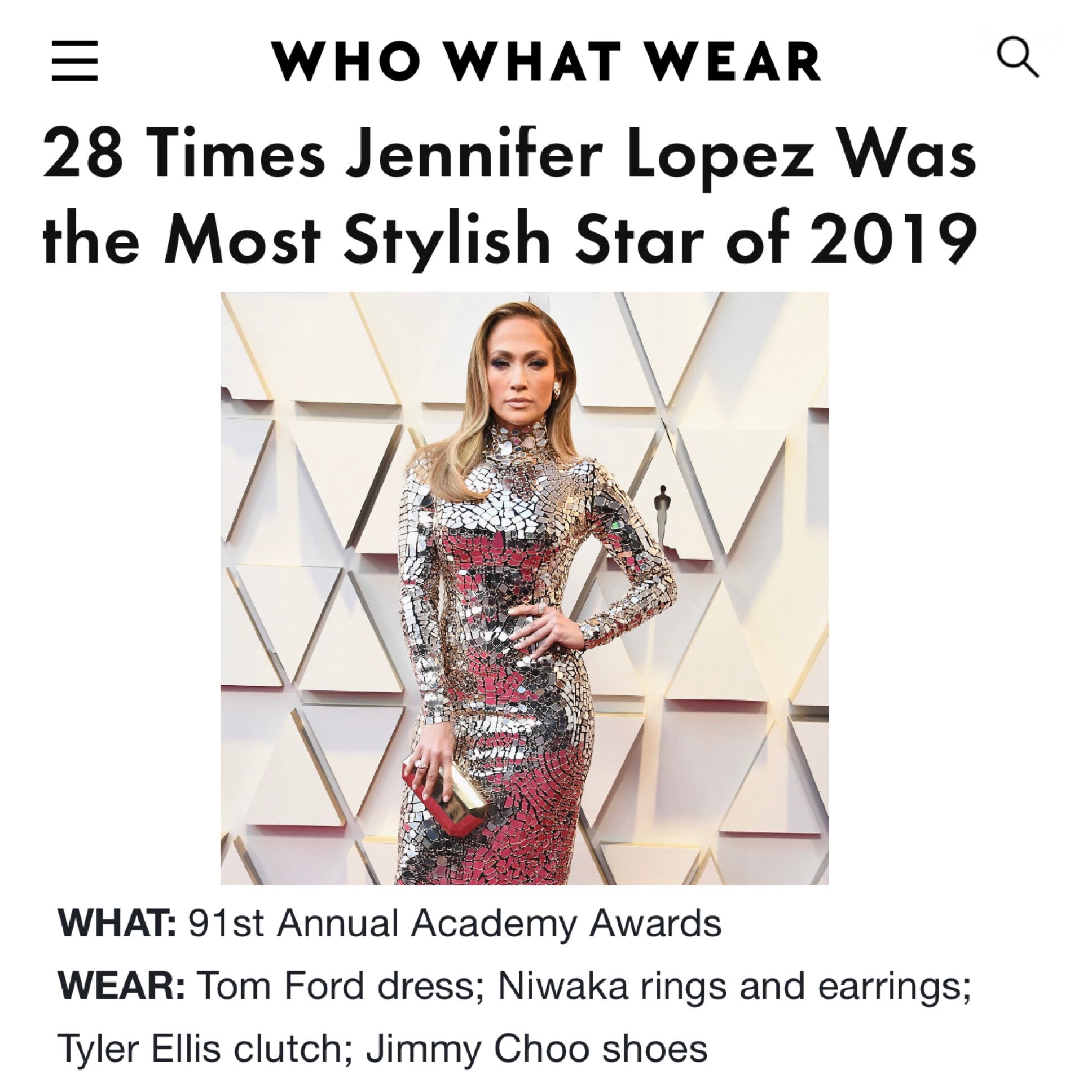 Who What Wear - 28 Times Jennifer Lopez Was the Most Stylish Star of 2019