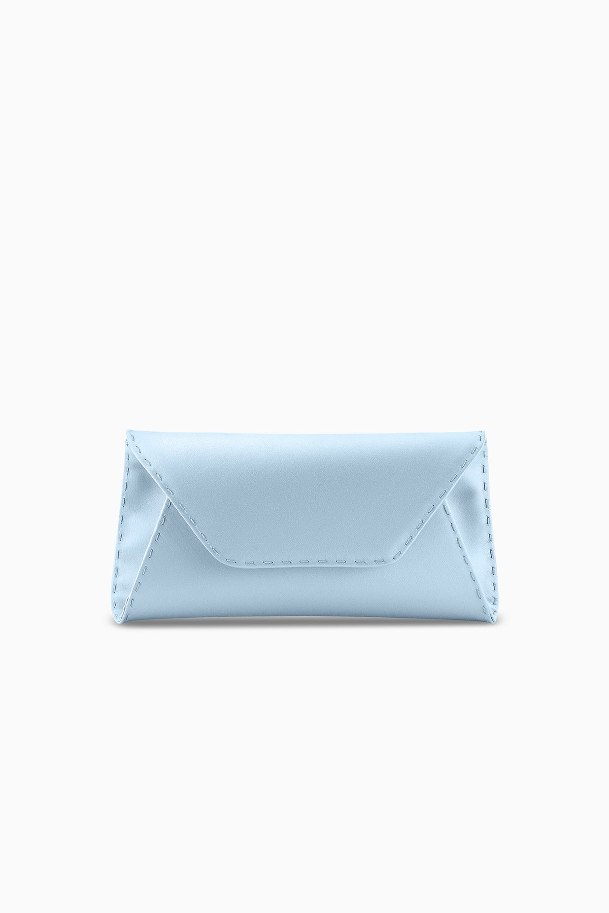 Luxury Blue Designer East-West Evening Clutch Bag | Tyler Ellis