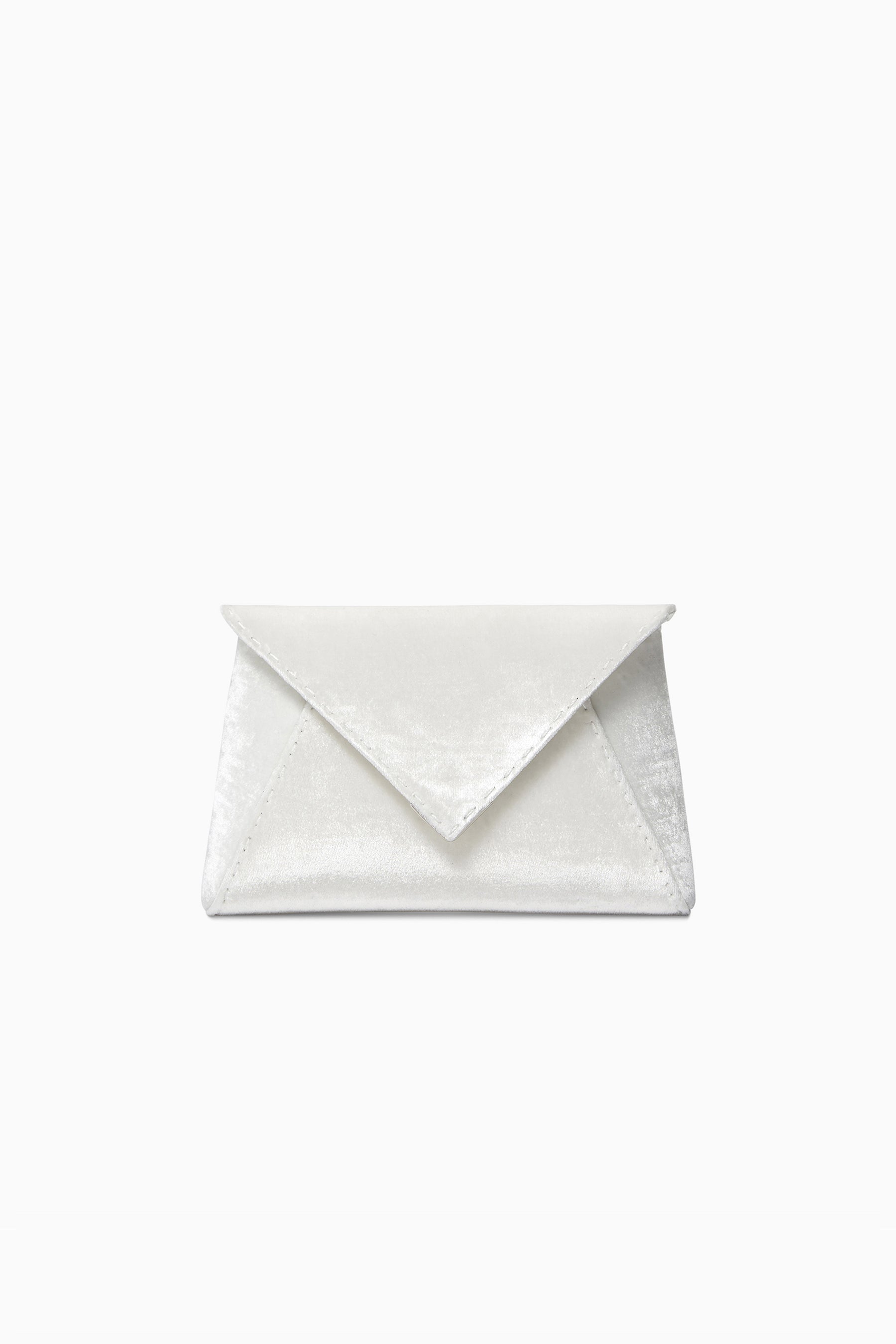 White Wedding Clutch Bag - Designer Lee 'Pouchet' Clutch | Tyler Ellis