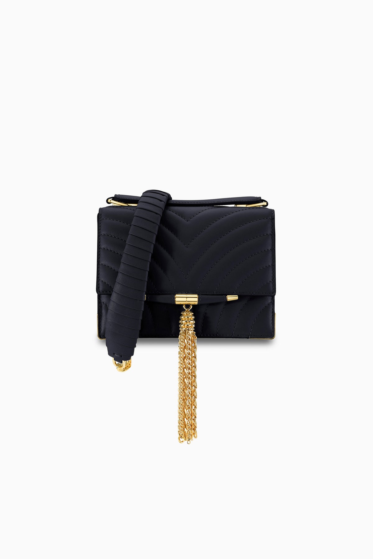 Luxury Designer black Leather Crossbody Bag - Harper | Tyler Ellis