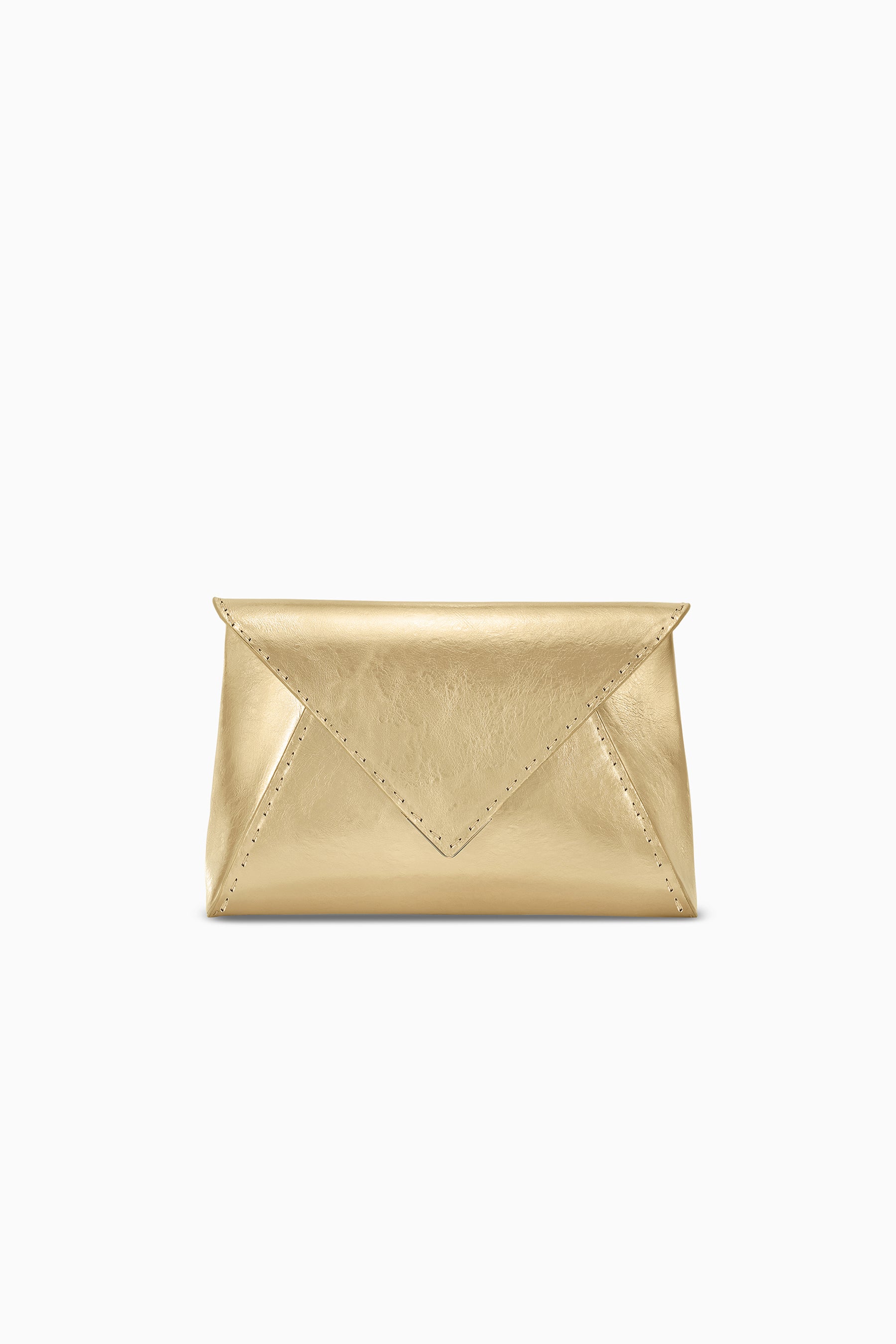 Gold Evening Clutch Bag - Designer Lee 'Pouchet' Clutch | Tyler Ellis