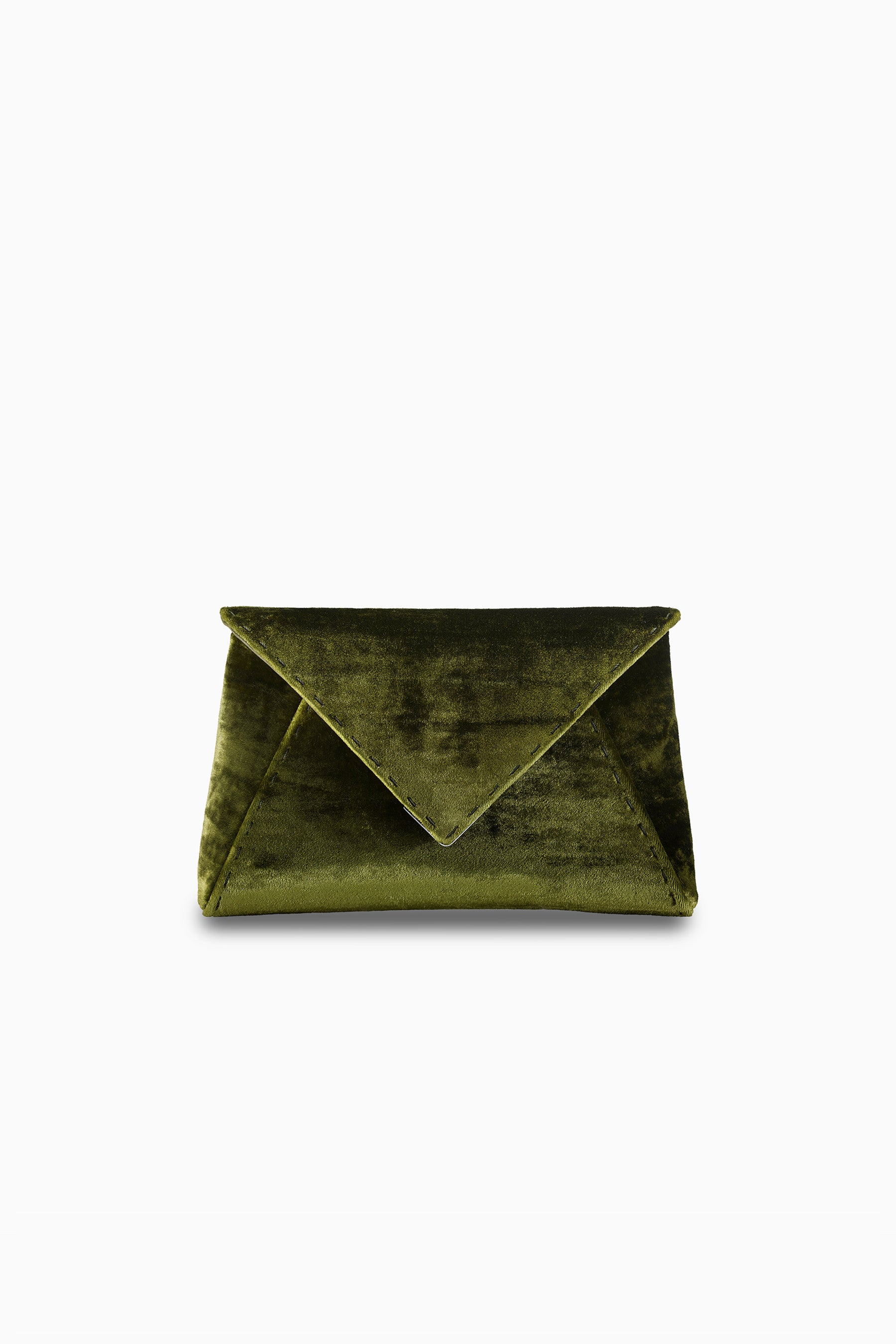Green Evening Clutch Bag - Designer Lee 'Pouchet' Clutch | Tyler Ellis
