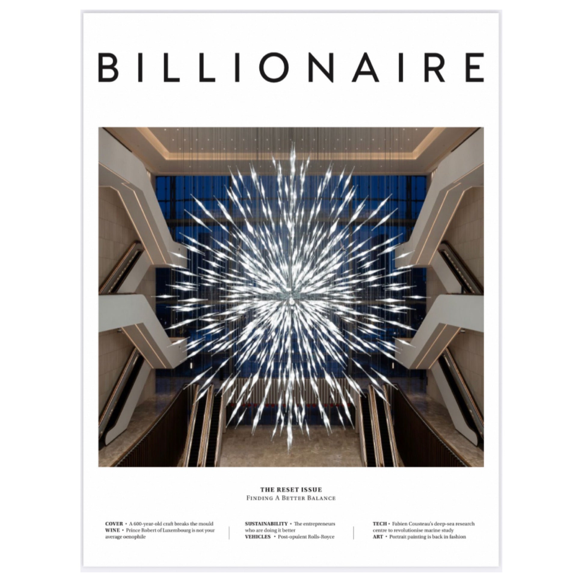 Tyler Ellis talks to Billionaire Magazine about her 'Personal Therapy' in their winter 'Reset' Edition