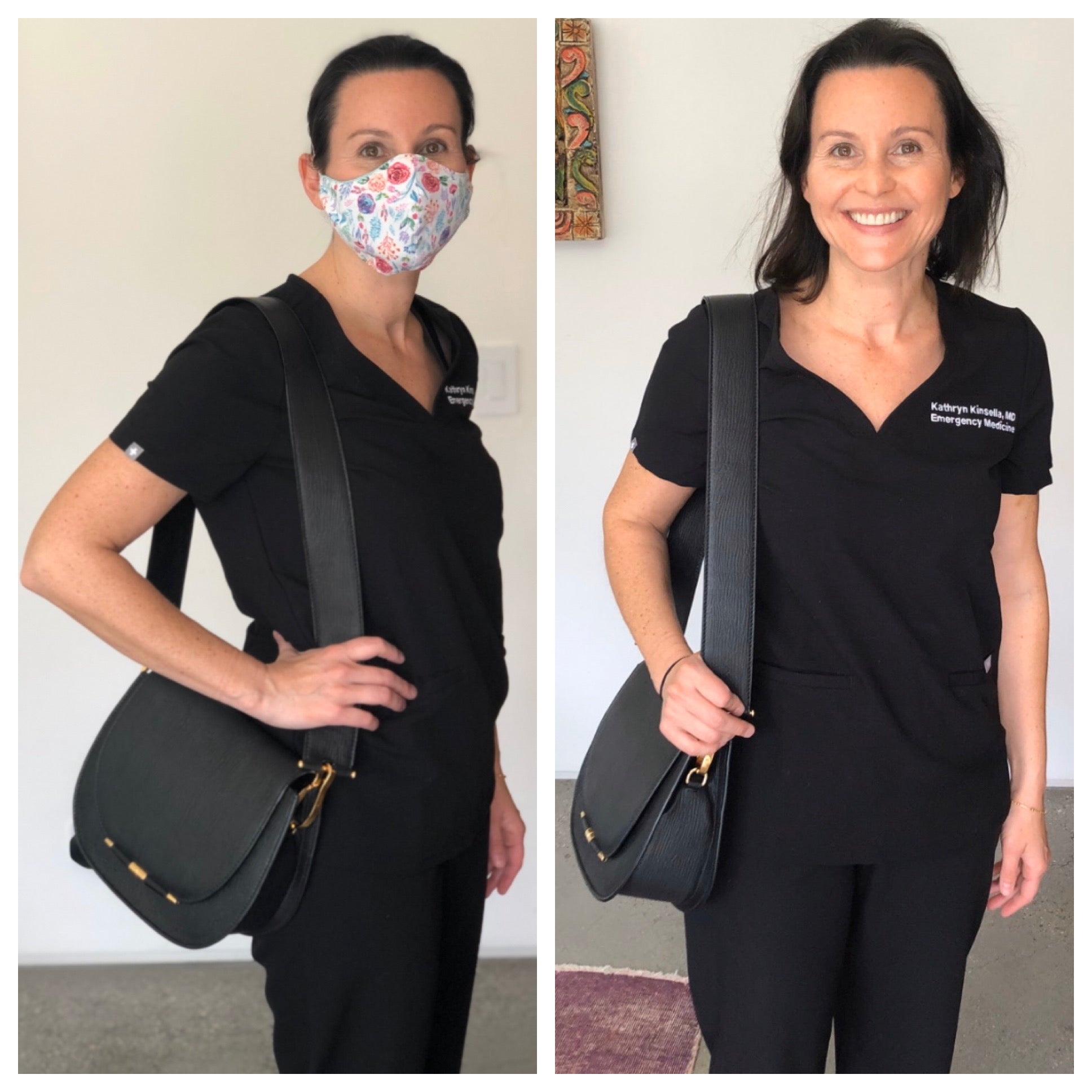 Meet a true hero, Dr. Katy Kinsella, the recipient of our Jane Saddle bag for her tireless work combating COVID-19