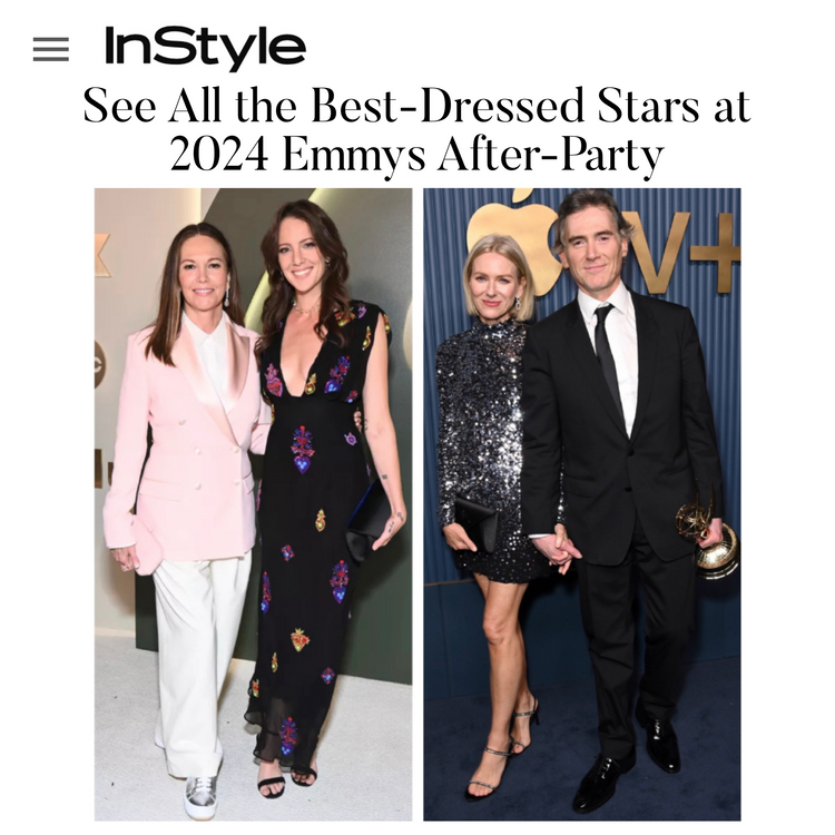 Diane Lane, daughter Eleanor Lambert and Naomi Watts are voted best dressed at the 2024 Emmy After Party Carrying Tyler Ellis