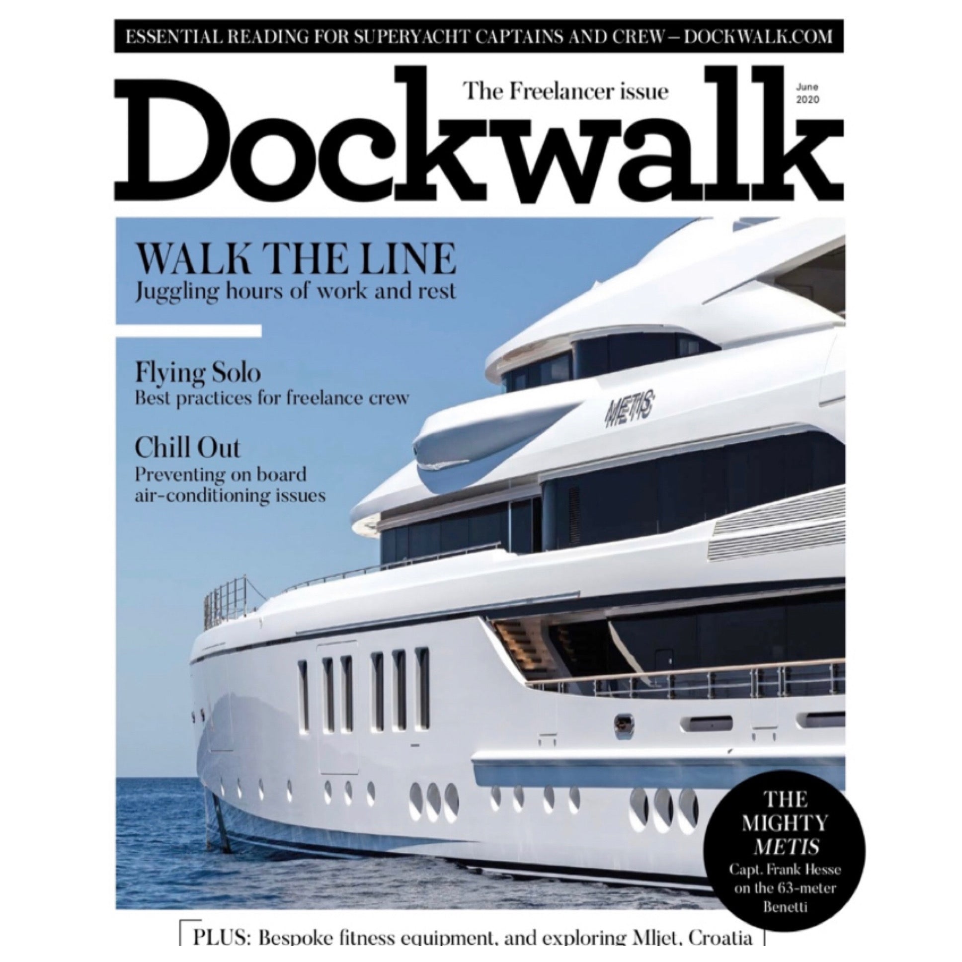 Dockwalk Magazine featuring our LJ 'Jelly' Handbag as a summer time must