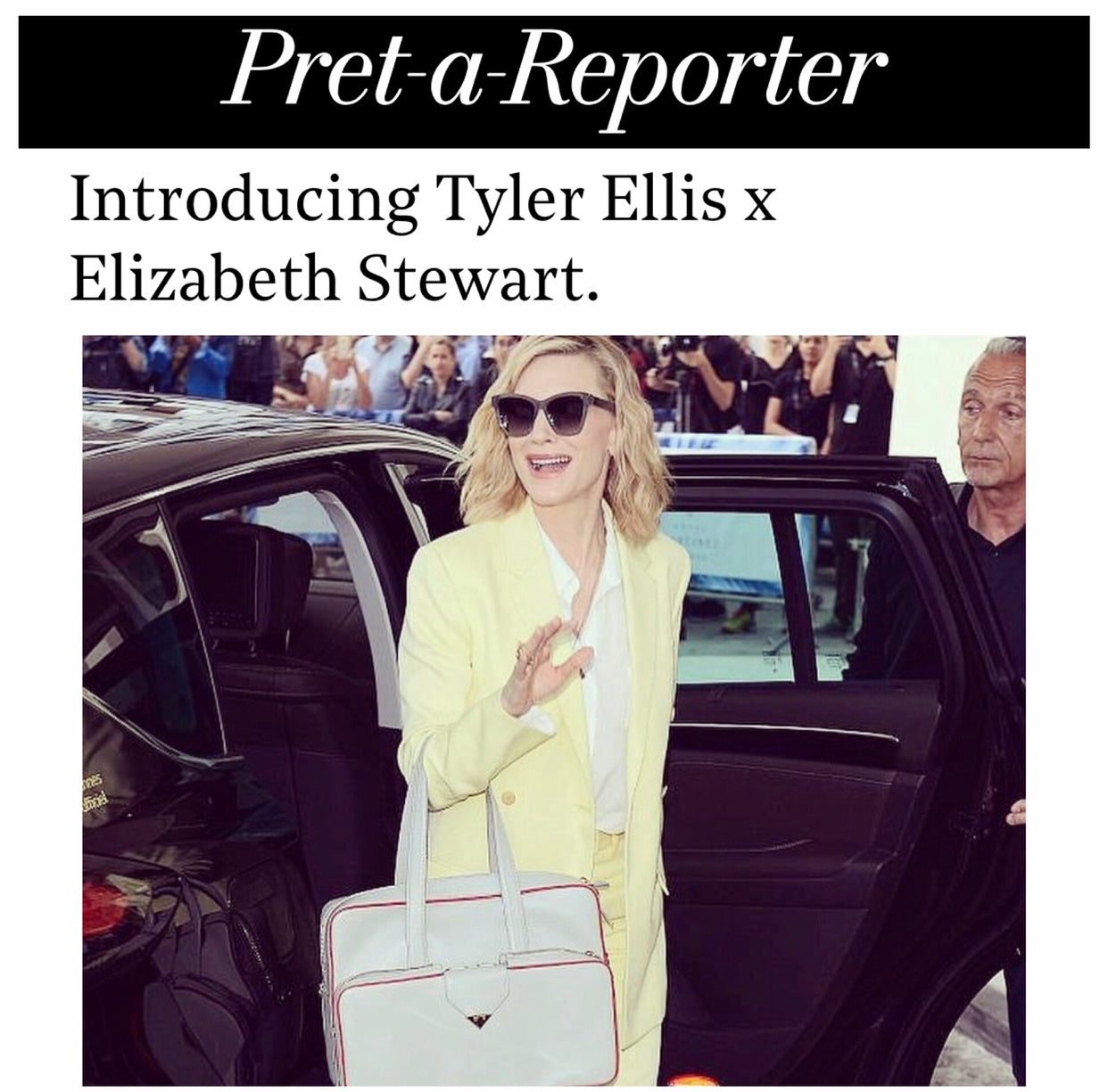 The Hollywood Reporter: Cate Blanchett Debuts Tyler Ellis at Cannes