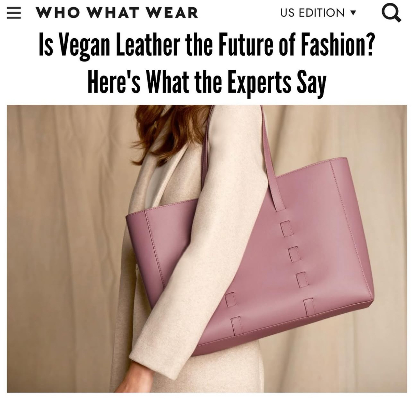 Tyler Ellis reflects on the innovation of Apple Leather in conversation with Who What Wear