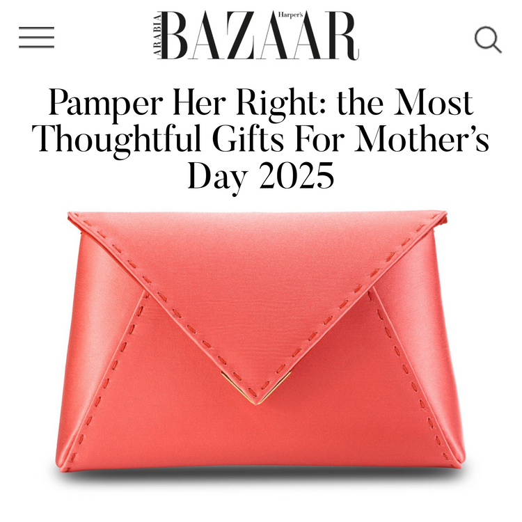 Harper's Bazaar Arabia features our Signature Lee Pouchet as a must-have gift this Mother's Day