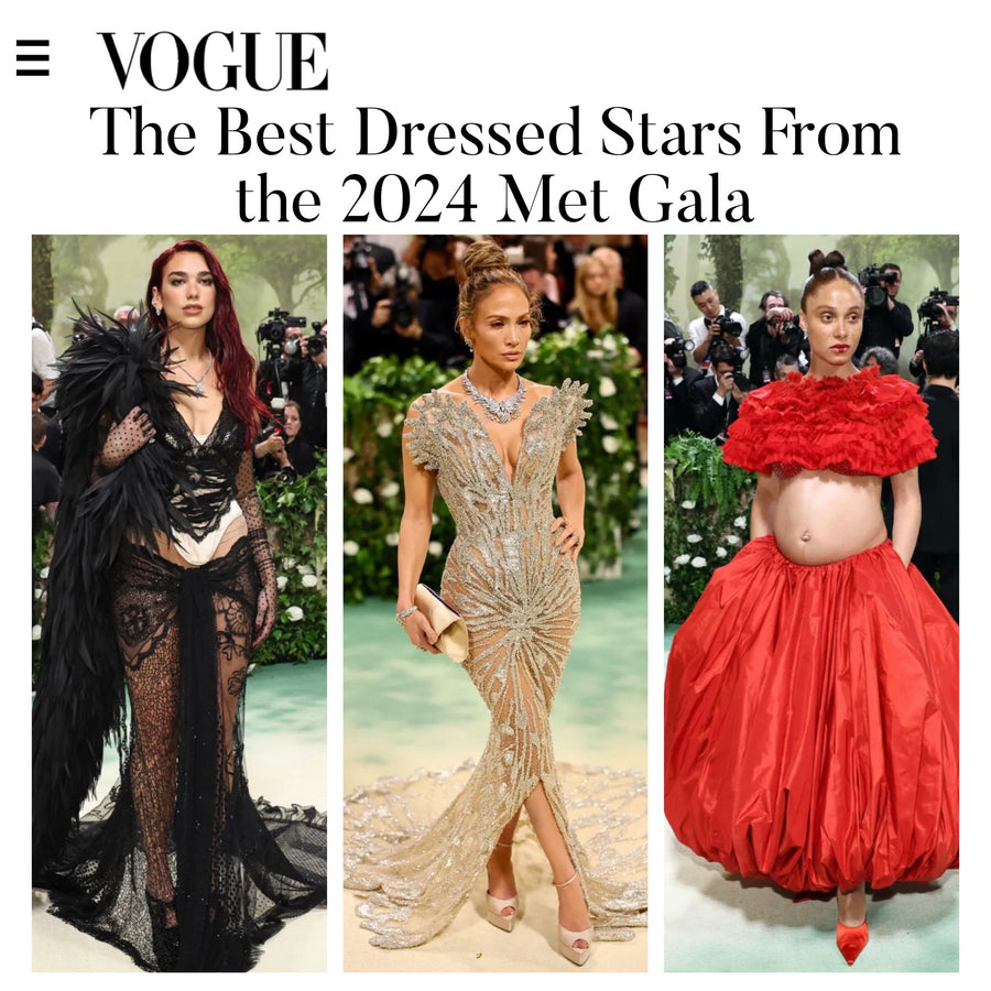 Dua Lipa, Jennifer Lopez and Adwoa Aboah are named Vogue's Best Dressed carring Tyler Ellis to the 2024 Met Gala