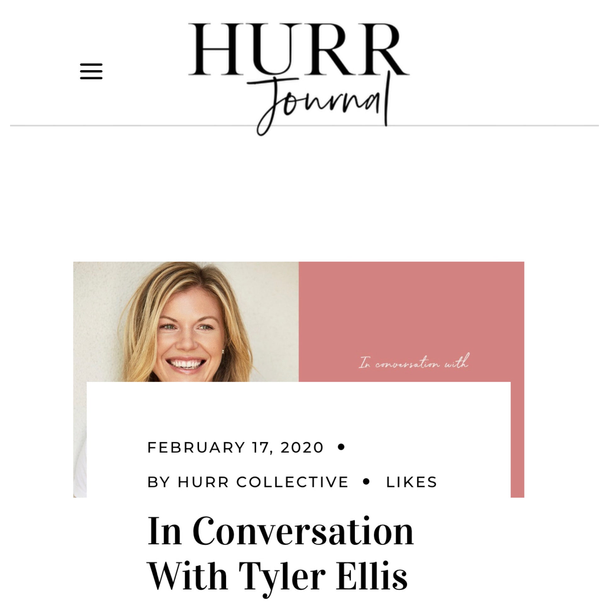 Tyler Ellis launches on Hurr Collective's Sustainable Platform at Selfridges