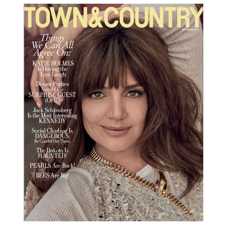 Town & Country Magazine features our signature Lee Pouchet in their September Issue