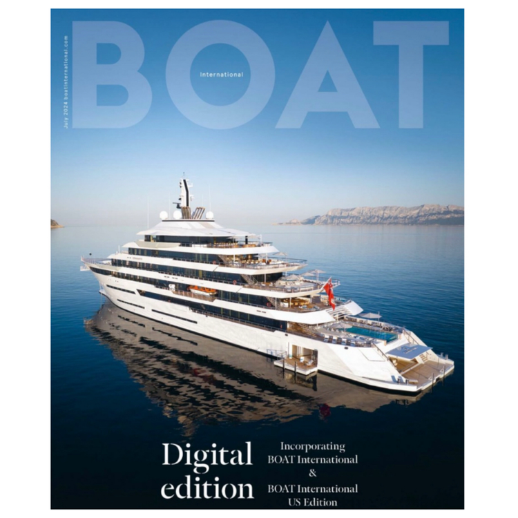 Boat International Magazine does a spotlights our Slim Aarons 'Snapshot Satchels' collaboration