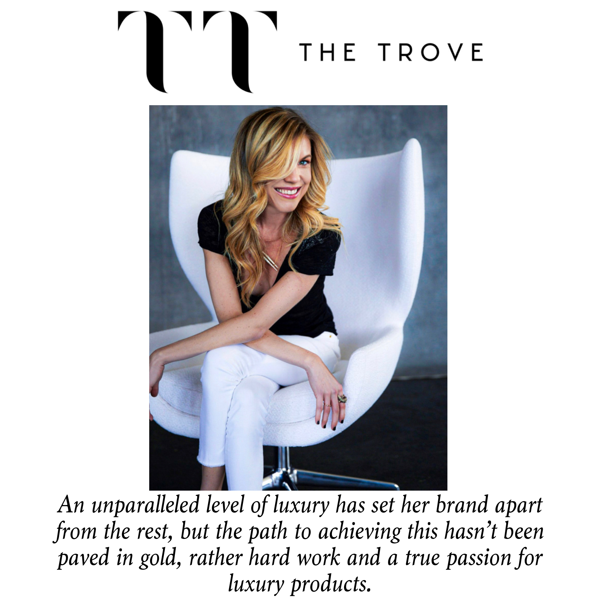 The Trove speaks with Tyler Ellis about building her luxury label and more