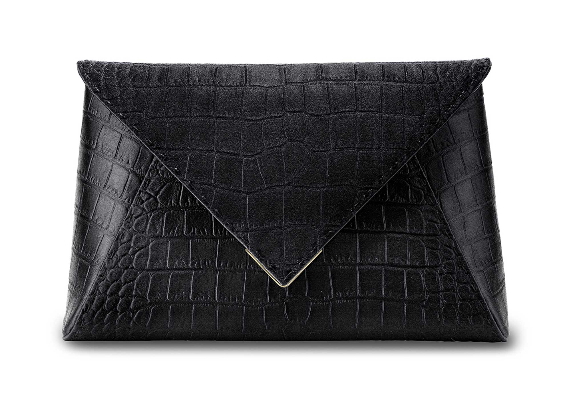 Lee Pouchet Black Satin