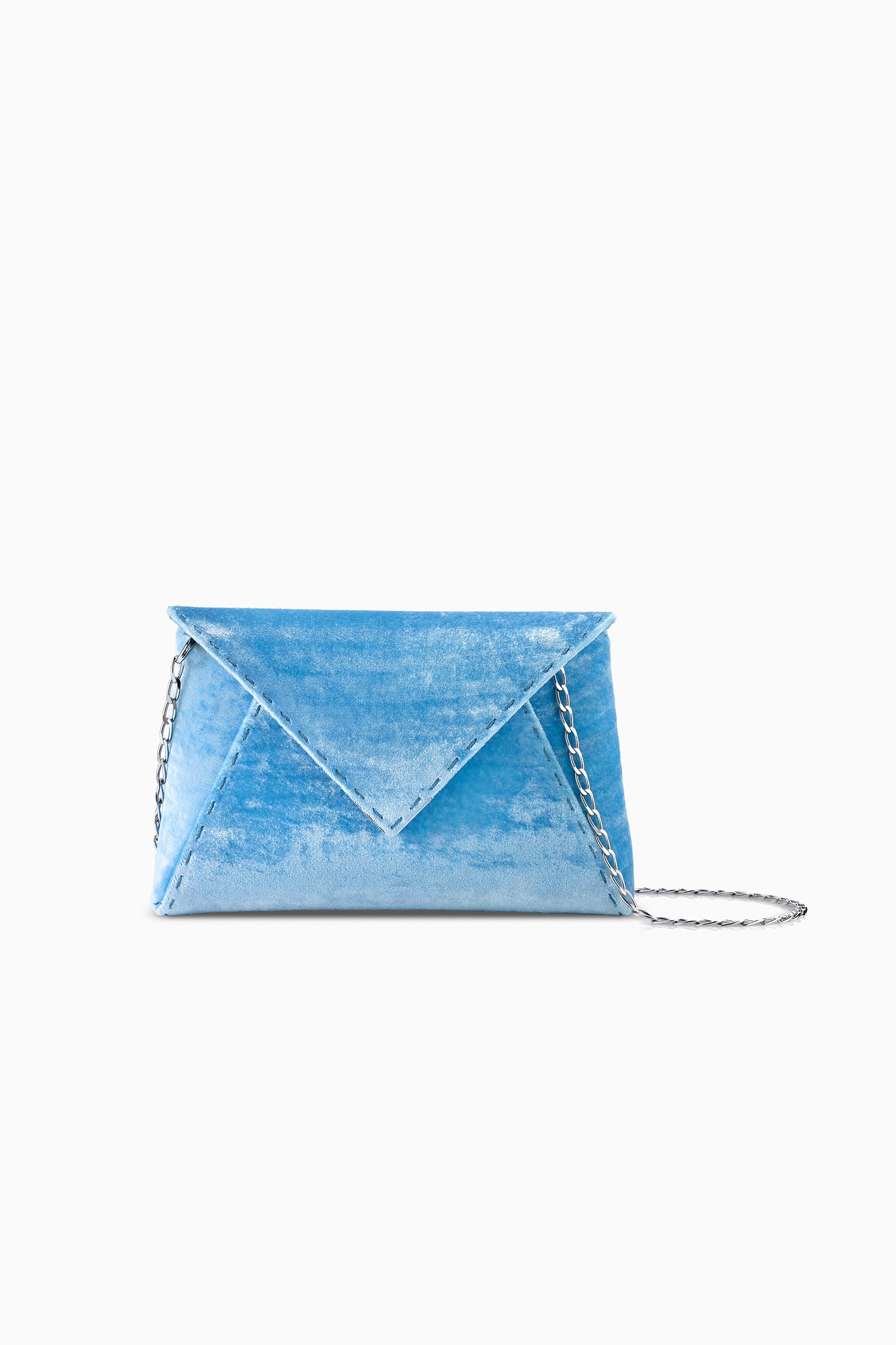 Blue Evening Clutch Bag - Designer Lee 'Pouchet' Clutch | Tyler Ellis