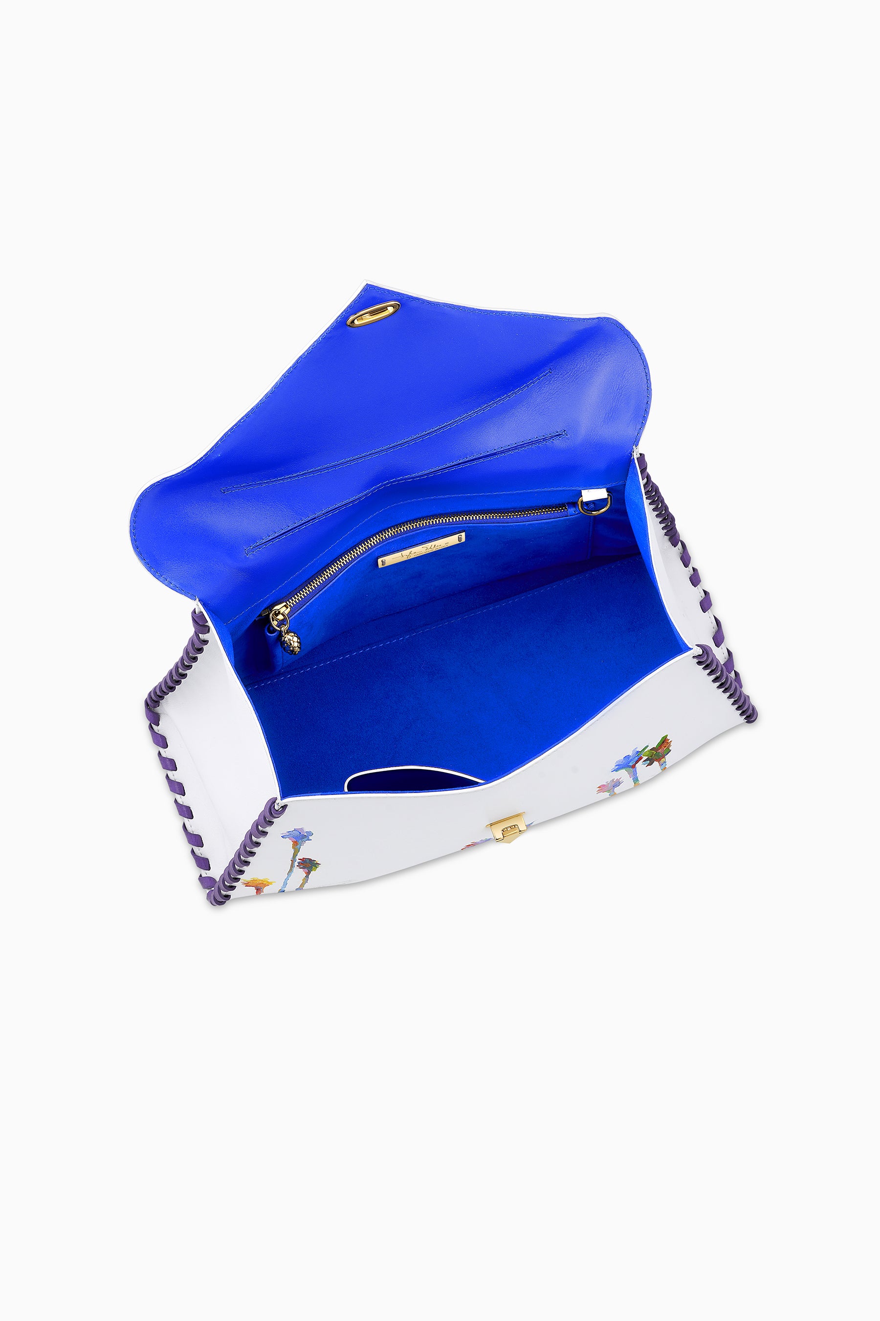 White Luxury Designer Leather Top Handle & Shoulder Bag | Tyler Ellis