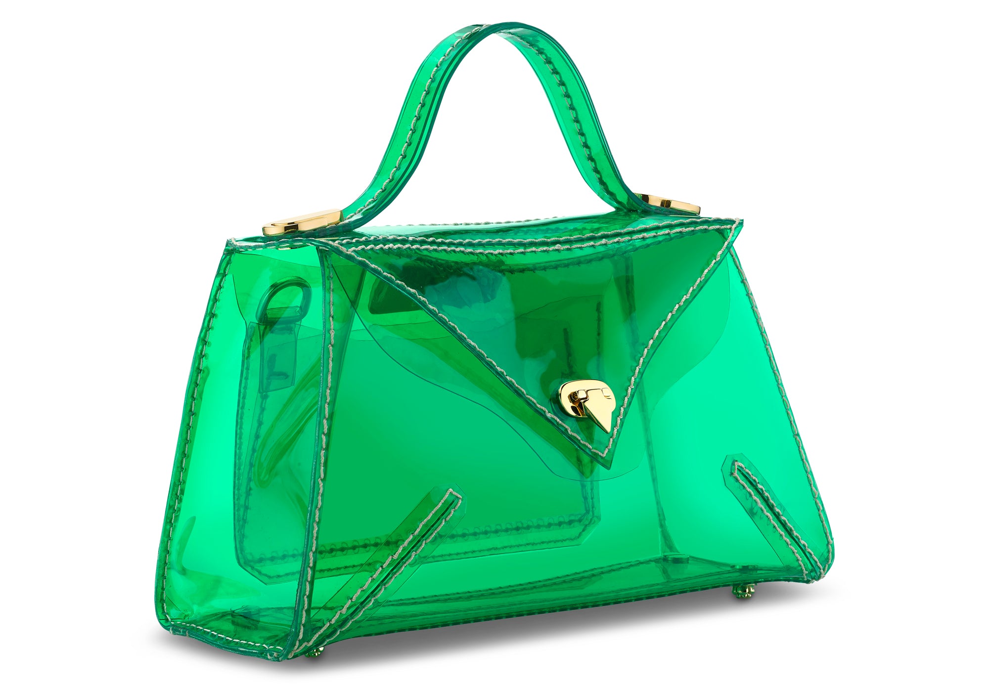 New Look circle detail bag in neon green | ASOS
